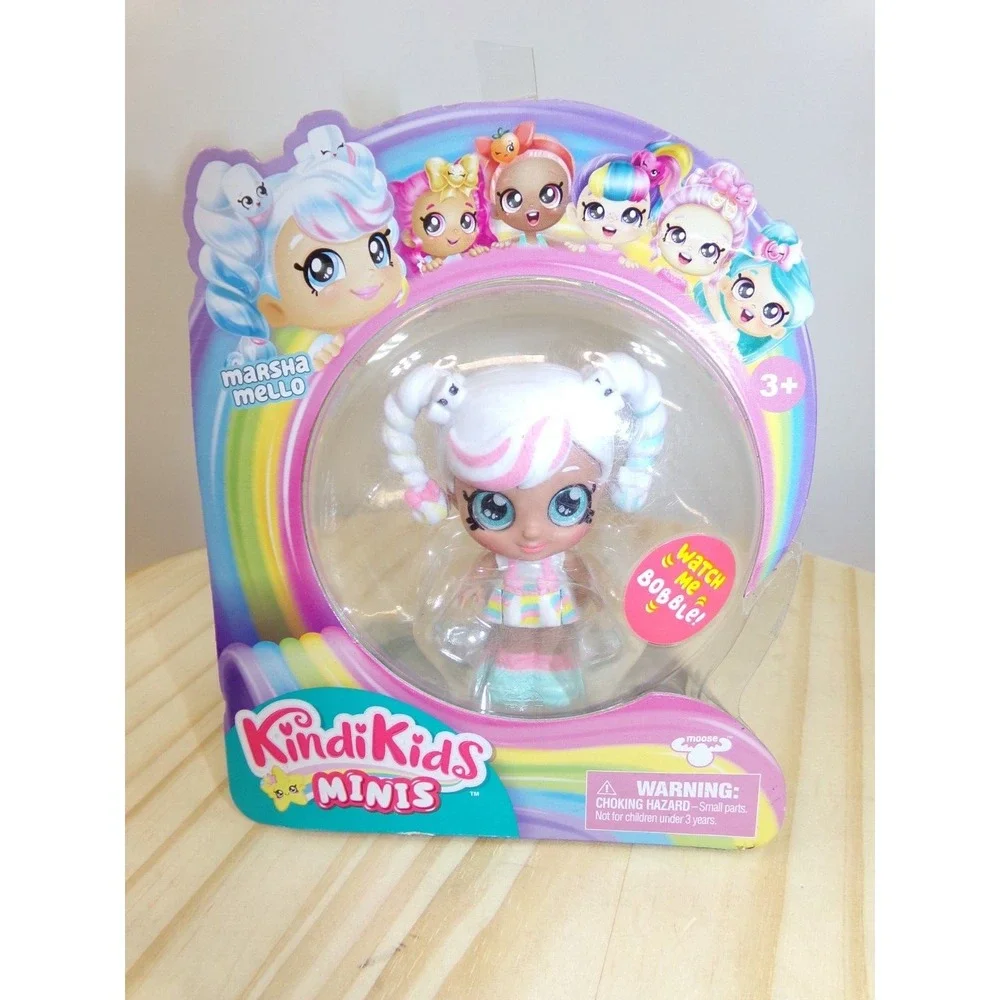 Kindi Kids Minis Bobble Head Dolls Candy Sweets Pearlina Marsha‎ Mellow - 4